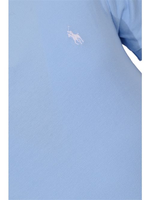 Polo due bottoni con logo Blue POLO RALPH LAUREN | 710795080016
